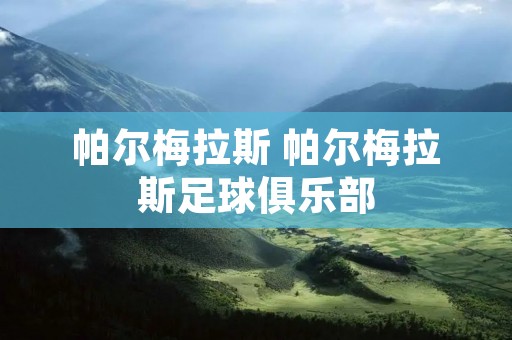 帕尔梅拉斯 帕尔梅拉斯足球俱乐部 帕尔梅拉斯 帕尔梅拉斯足球俱乐部