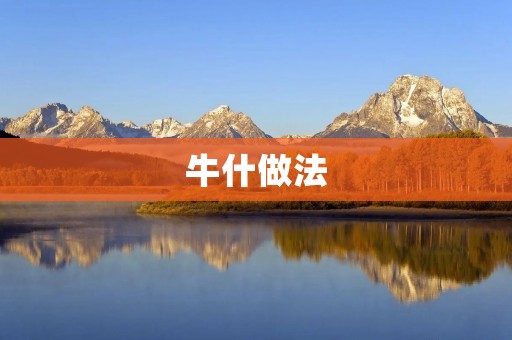 牛什做法：美味佳肴的制作方法