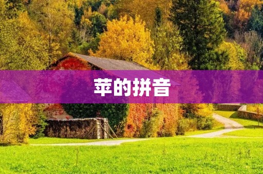 苹的拼音:萍