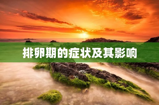 排卵期的症状及其影响