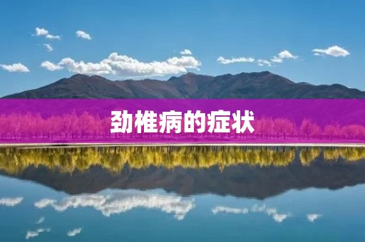 劲椎病的症状:详细描述