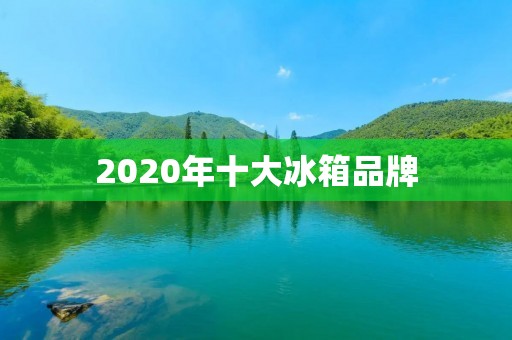 2020年十大冰箱品牌：领先科技与高品质的完美结合