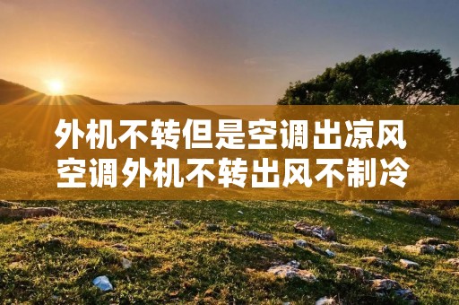 外机不转但是空调出凉风 空调外机不转出风不制冷