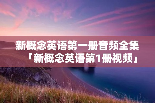 新概念英语第一册音频全集「新概念英语第1册视频」