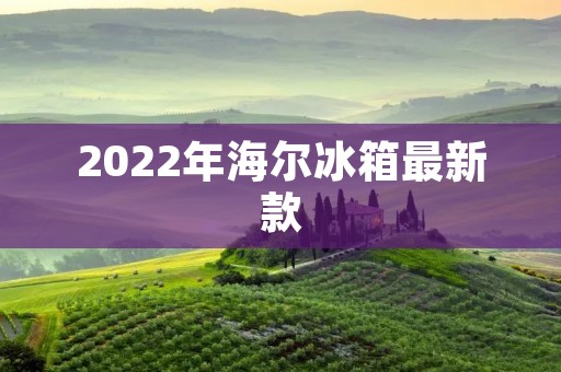 2022年海尔冰箱最新款:高科技与品质的完美结合 2022年海尔冰箱最新款:高科技与品质的完美结合