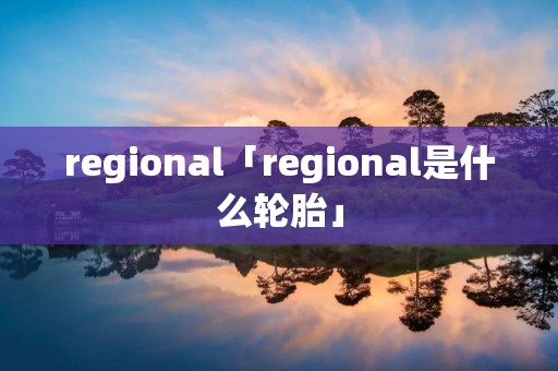 regional「regional是什么轮胎」 regional「regional是什么轮胎」