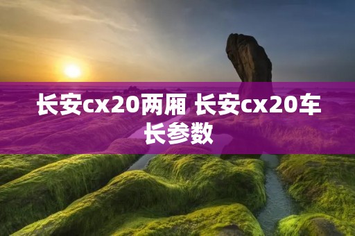 长安cx20两厢 长安cx20车长参数