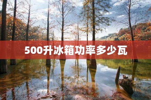 500升冰箱功率多少瓦:详细解析 500升冰箱功率多少瓦:详细解析