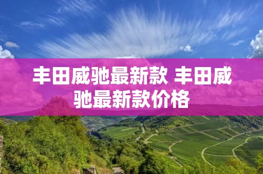 丰田威驰最新款 丰田威驰最新款价格