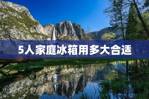 5人家庭冰箱用多大合适 5人家庭冰箱用多大合适