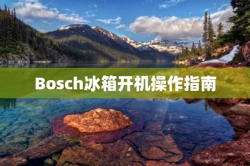 Bosch冰箱开机操作指南 Bosch冰箱开机操作指南