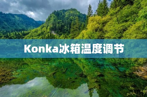 Konka冰箱温度调节:更好的保鲜和节能控制 Konka冰箱温度调节:更好的保鲜和节能控制