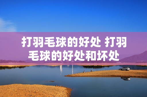 打羽毛球的好处 打羽毛球的好处和坏处
