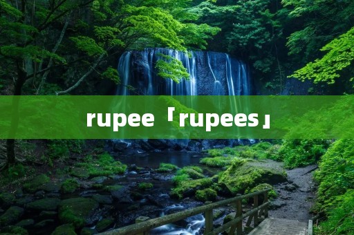 rupee「rupees」