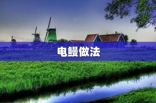 电鳗做法：一道美味又营养的佳肴