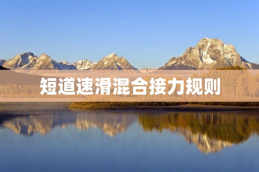短道速滑混合接力规则 短道速滑混合接力规则