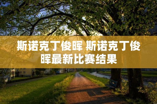 斯诺克丁俊晖 斯诺克丁俊晖最新比赛结果