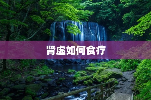 肾虚如何食疗