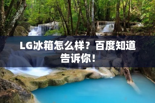 LG冰箱怎么样？百度知道告诉你！