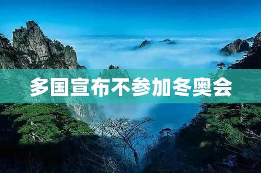 多国宣布不参加冬奥会：对国际体育合作的重大打击