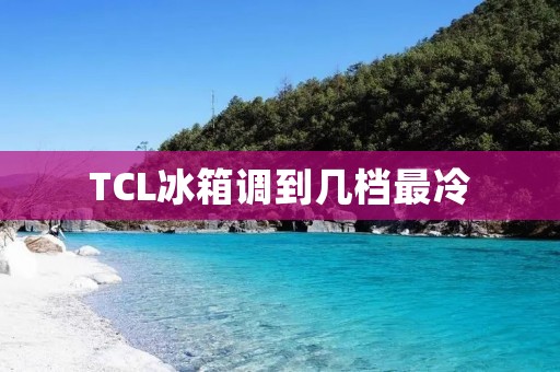 TCL冰箱调到几档最冷:全面解析及使用建议 TCL冰箱调到几档最冷:全面解析及使用建议