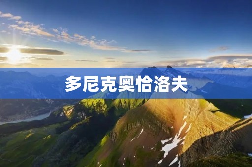 多尼克奥恰洛夫:领导力与创新的先驱者 多尼克奥恰洛夫:领导力与创新的先驱者