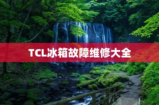 TCL冰箱故障维修大全:解决常见问题及技巧 TCL冰箱故障维修大全:解决常见问题及技巧