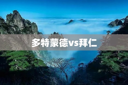 多特蒙德vs拜仁:德甲巅峰对决 多特蒙德vs拜仁:德甲巅峰对决