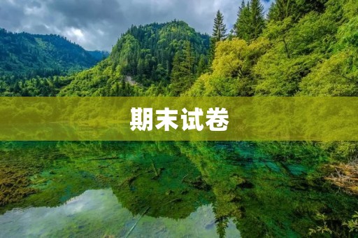 期末试卷:如何高效备考与应对压力