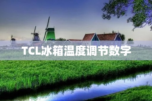 TCL冰箱温度调节数字:冰箱温度的科学调控 TCL冰箱温度调节数字:冰箱温度的科学调控