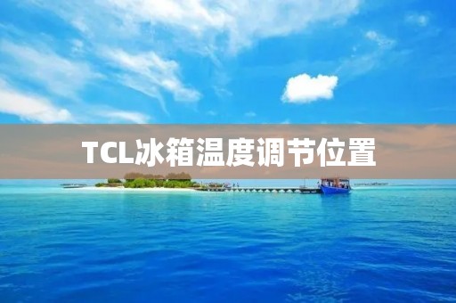 TCL冰箱温度调节位置：让您的食物保鲜更有掌控