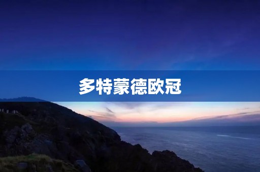 多特蒙德欧冠:黄黑风暴再度引领德国足球巅峰 多特蒙德欧冠:黄黑风暴再度引领德国足球巅峰