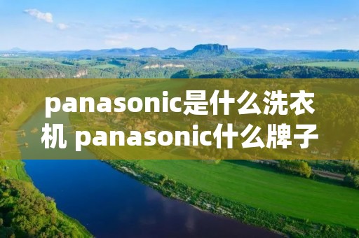 panasonic是什么洗衣机 panasonic什么牌子的洗衣机 panasonic是什么洗衣机 panasonic什么牌子的洗衣机