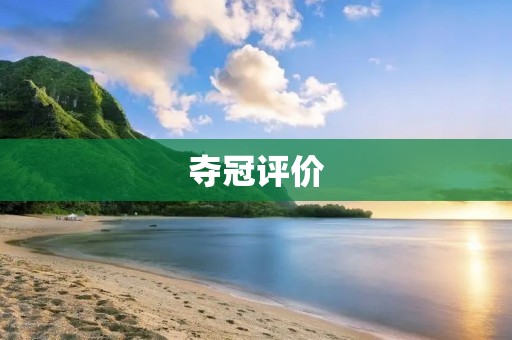 夺冠评价:背后的辛酸与荣耀 夺冠评价:背后的辛酸与荣耀