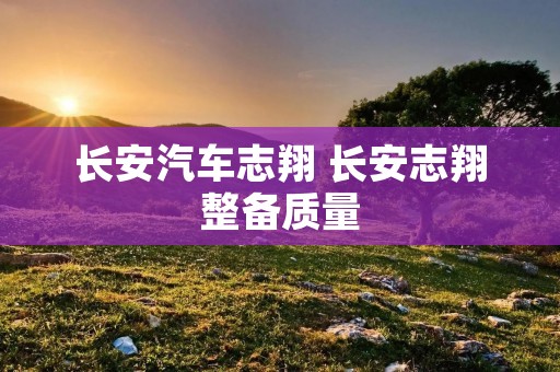 长安汽车志翔 长安志翔整备质量