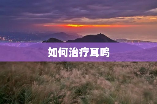 如何治疗耳鸣