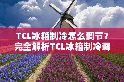TCL冰箱制冷怎么调节？完全解析TCL冰箱制冷调节技巧