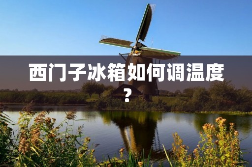 西门子冰箱如何调温度? 西门子冰箱如何调温度?