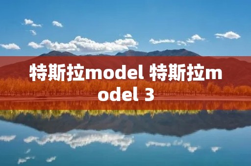 特斯拉model 特斯拉model 3 特斯拉model 特斯拉model 3