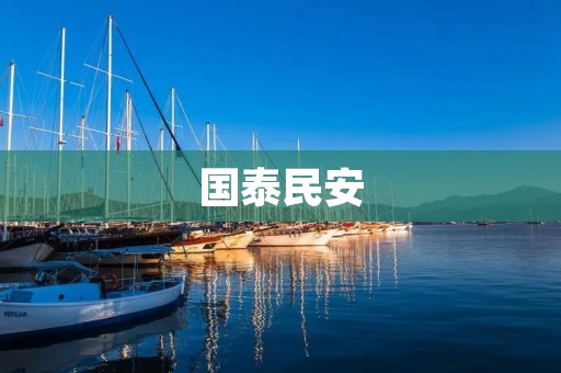 国泰民安:守护国家安全和人民安宁的重要使命