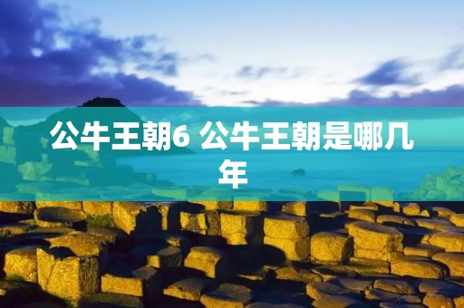 公牛王朝6 公牛王朝是哪几年