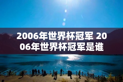 2006年世界杯冠军 2006年世界杯冠军是谁