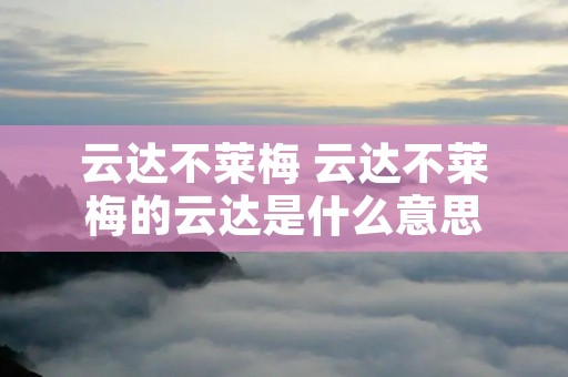 云达不莱梅 云达不莱梅的云达是什么意思 云达不莱梅 云达不莱梅的云达是什么意思