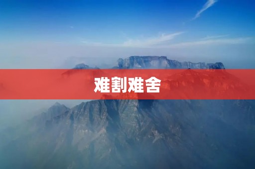 难割难舍:深入剖析情感纠葛
