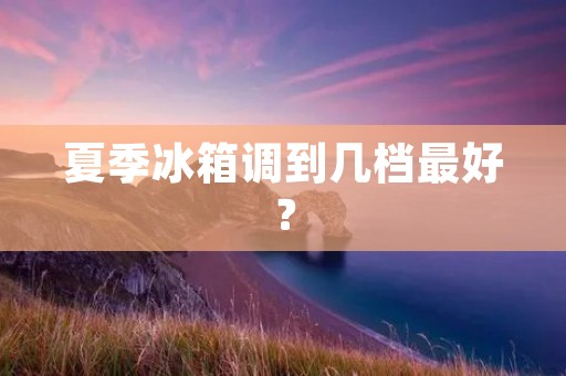 夏季冰箱调到几档最好? 夏季冰箱调到几档最好?