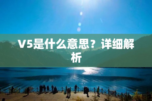 V5是什么意思?详细解析