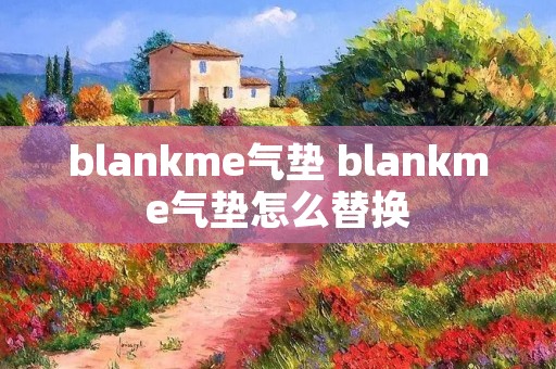 blankme气垫 blankme气垫怎么替换