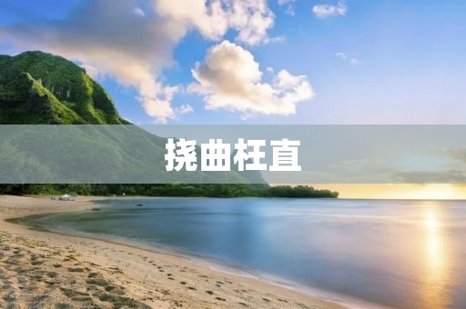 挠曲枉直:揭示人性的复杂性与社会的现实
