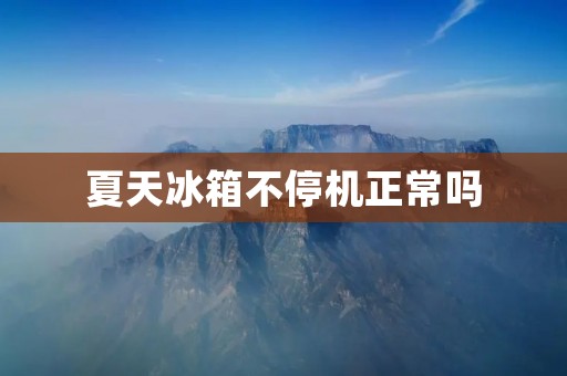 夏天冰箱不停机正常吗 夏天冰箱不停机正常吗