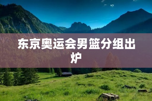 东京奥运会男篮分组出炉:揭开篮球盛宴序幕 东京奥运会男篮分组出炉:揭开篮球盛宴序幕